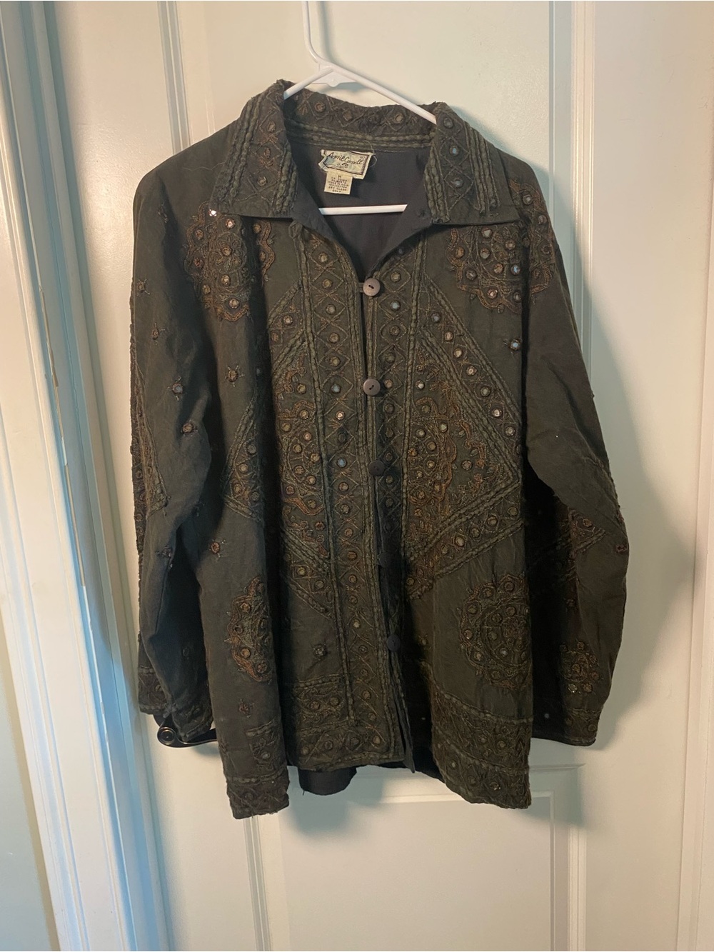 April Cornell Vintage Embroidered Jacket